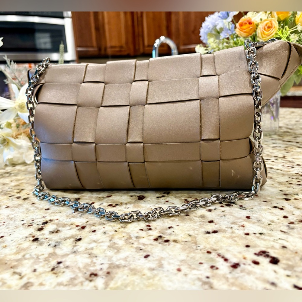 3.1 Phillip Lim Odita Lattice Pouch Bag in Coffee color - Picture 7 of 11